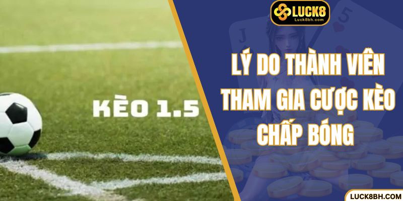 Lý do thành viên tham gia cược kèo chấp bóng 